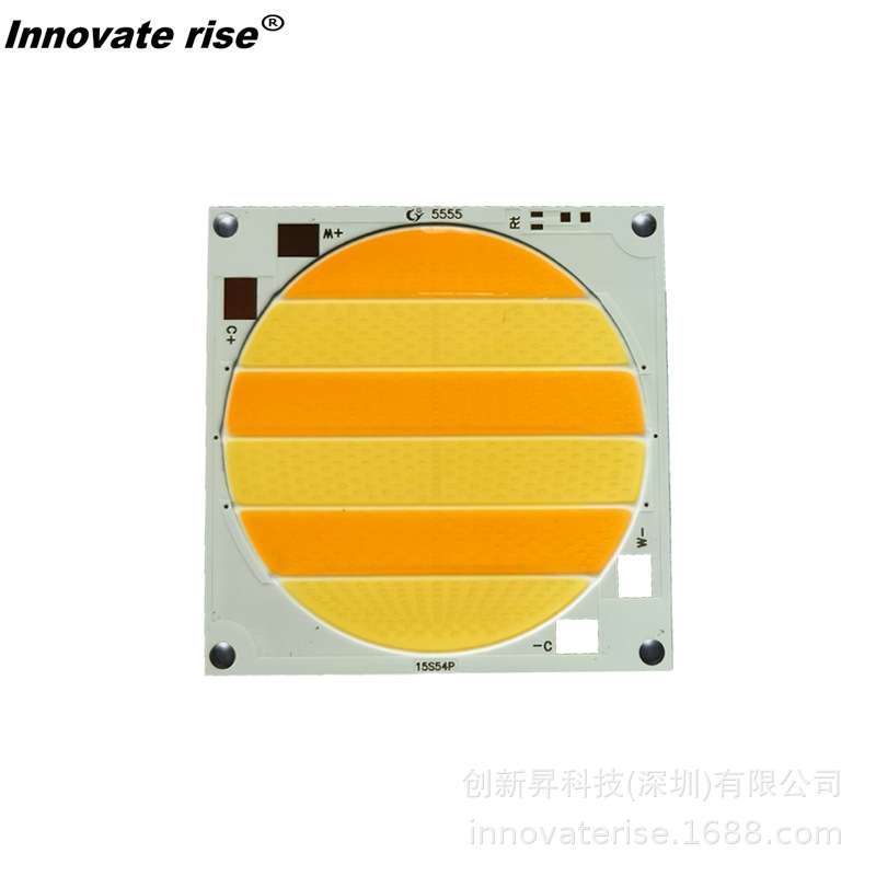 冷暖双色温RA98+COB灯板高显集成LED灯珠400W大功率LED摄影灯光源
