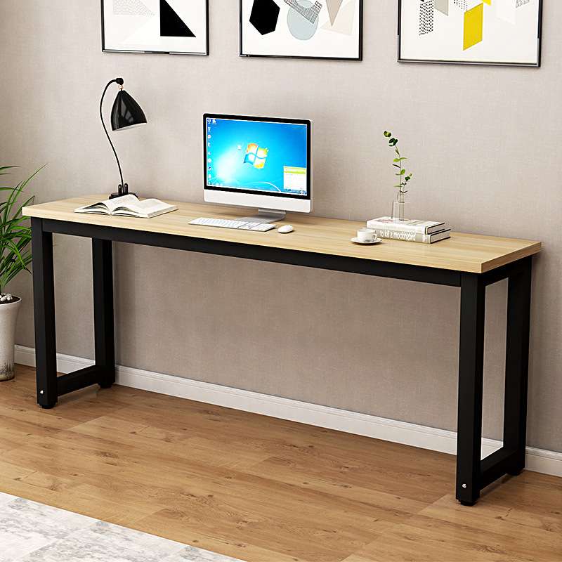 Z&简约电脑长条办公桌家用靠墙窄桌子可订书桌卧室学习桌长方形条
