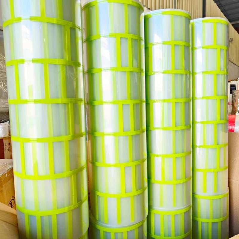 自粘仿砖模具胶带外墙装饰真石漆涂料和纸无底纸分格背胶喷涂