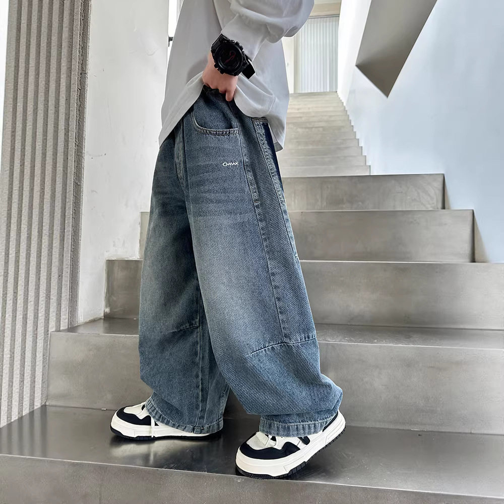 男童牛仔裤春秋款2026新款中大儿童装春季宽松休闲裤子男孩春装潮,童装/婴儿装/亲子装,裤子,淘宝优惠券,粉丝福利购,淘宝优惠卷