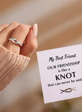 亚马逊日韩开口戒指女ins食指戒小众设计s潮时尚简约个性指环