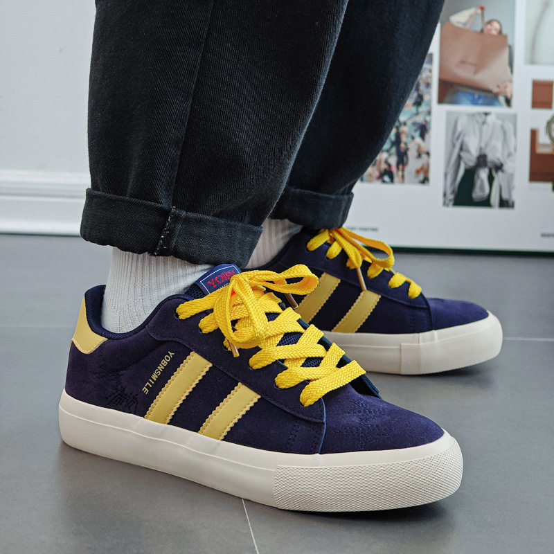 2026新款小众设计帆布鞋男潮流面包鞋青少年学生运动休闲板鞋男,流行男鞋,布鞋,淘宝优惠券,粉丝福利购,淘宝优惠卷