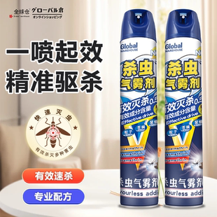 无香型 杀虫剂出租屋杀虫喷雾灭蚊苍蝇家用室内非无毒蟑螂药