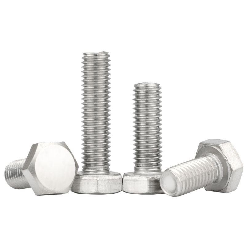 201不锈钢外六角螺丝螺栓螺杆螺钉加长M4M5M6M8M10M14M16M18M20mm