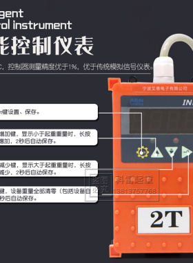 。宁波艾恩INP起重量限制器 1T2T3T5T10T 钢丝绳电动葫芦起重机超