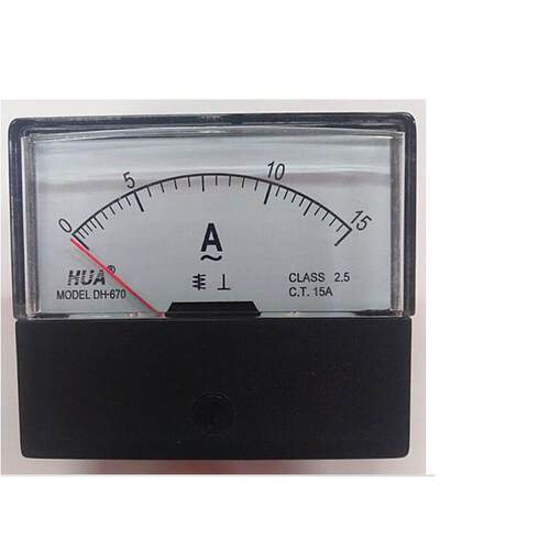 华伟DH-670指针式电流电压表直流交流5A 10A 50A300V 500V转速rpm