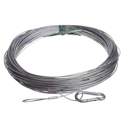 全钢丝测量绳30米50米80米100米测绘绳深井测绳桩基体育测绳100米