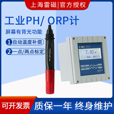 。上海雷磁PHG-21D工业在线PH/ORP计配PHGF-27B沉入式pH发送器
