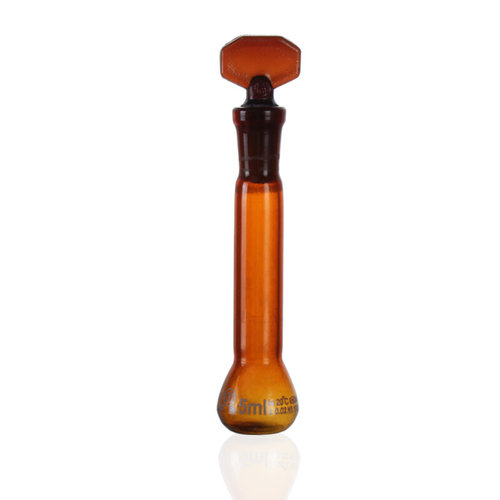 。华鸥 A级 玻璃棕色容量瓶5ml 10ml 25ml 50ml 100ml 200ml 250m