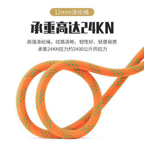 。Golmud三点式安全带高空作业户外保险带电工耐磨安全绳套装GM80