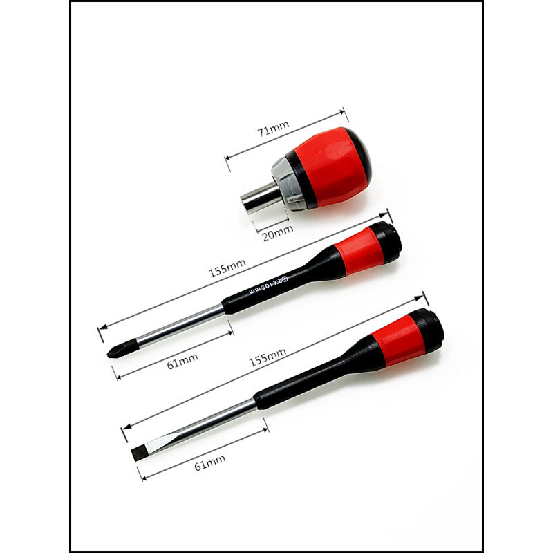 。日本weeber威也进口KM-2棘轮两用螺丝批十一字多用快速螺丝刀起