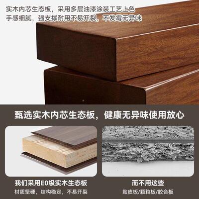 新中式电视64柜客厅家用收纳柜储物一体接自组由组合拼合墙电视机