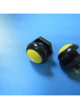 原装进口OTTO P9-111124 12mm  IP68 防水按钮开关 黄色平头