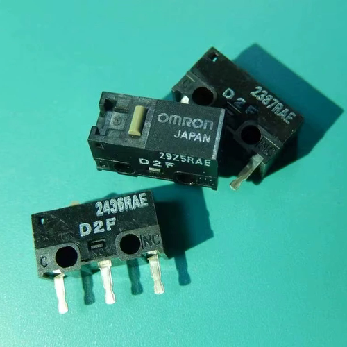 供应原装进口OMRON D2F, D2F-L 超小型微动开关 鼠标按键开关