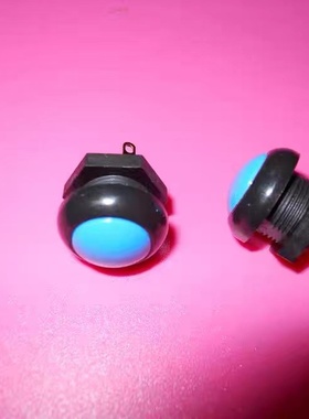 l供应美国 进口 OTTO P9-111126 12mm IP68 防水按钮开关蓝色平头
