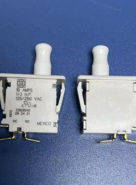 原装进口樱桃E69-30A0 6脚2路冷柜门开关10A 125/250VAC微动开关