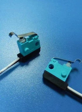 原装进口松下开关 ASQ10338 超小型密封防水微动开关 弯杆带线