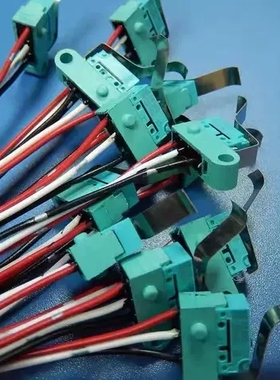 原装进口ABJ361860绿松石防水防尘防油微动开关密封带线