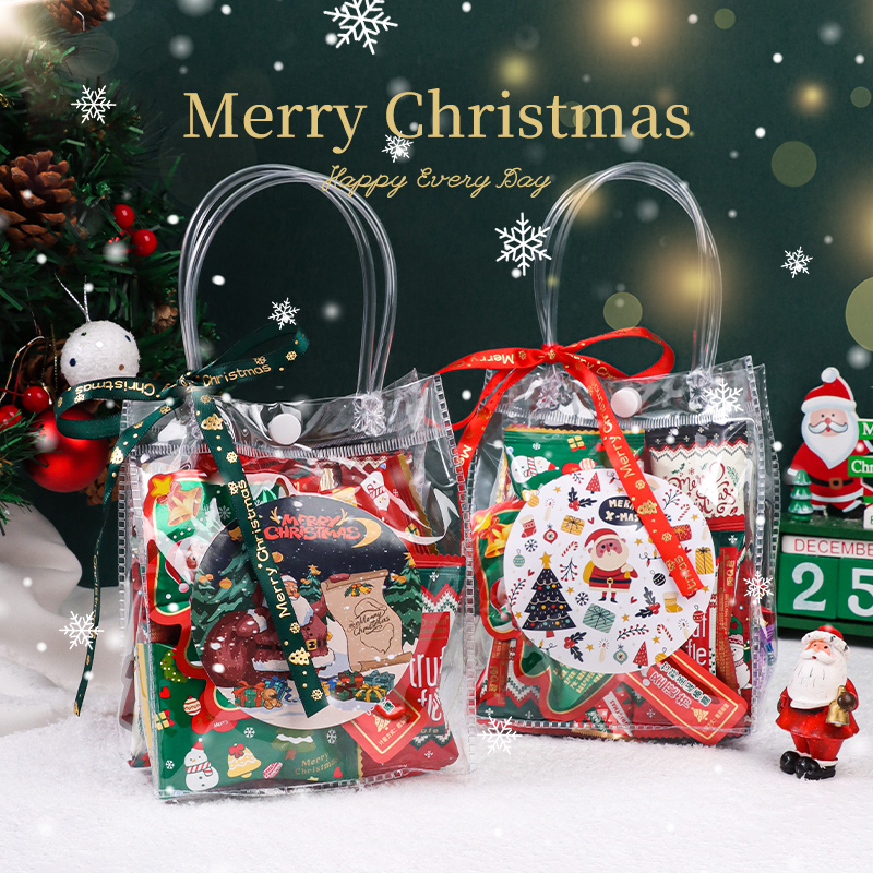 圣诞节糖果大礼包带糖果混装手提袋女生平安夜小礼品礼物零食礼盒
