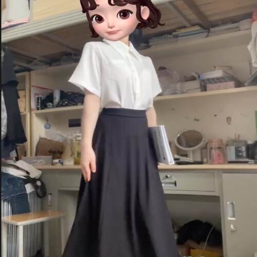 叁拾与你白色短袖衬衫女夏季职业上衣大学生正装穿搭教资面试套装