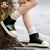 保暖冬季 大嘴猴棉拖鞋 女2025新款 加绒包跟男外穿防水低筒雪地棉靴