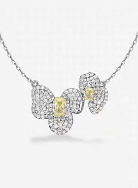 何方陈都灵方糖兰花锁骨链国风女