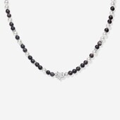 新品 何方HEFANG珠宝银曜石气泡项链轻奢高级配饰气质生日礼物女