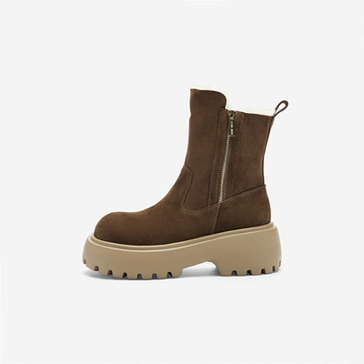 NineWest/玖熙时装靴加绒短靴女