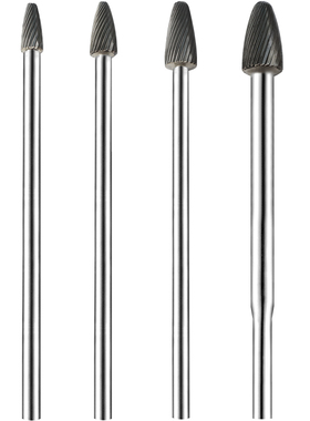 热销加长旋转锉加长柄硬质合金旋转锉钨钢磨头A C D F金属内孔磨