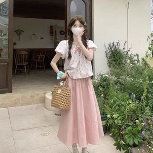 连衣裙两件套 2025夏季 轻熟小众不撞款 新款 女多巴胺今年流行爆款