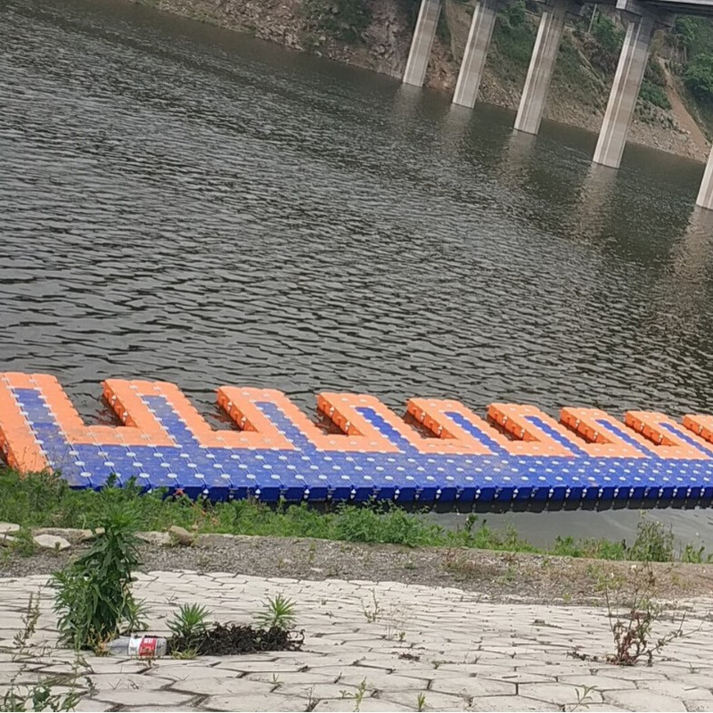 水上平台码头垂钓游艇用浮筒浮桥 运动户外涉水用品水上浮筒平台
