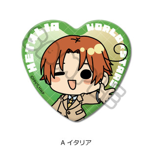 限购五件预定定金 黑塔利亚 mochocho 心形徽章 吧唧 SYNC 周边