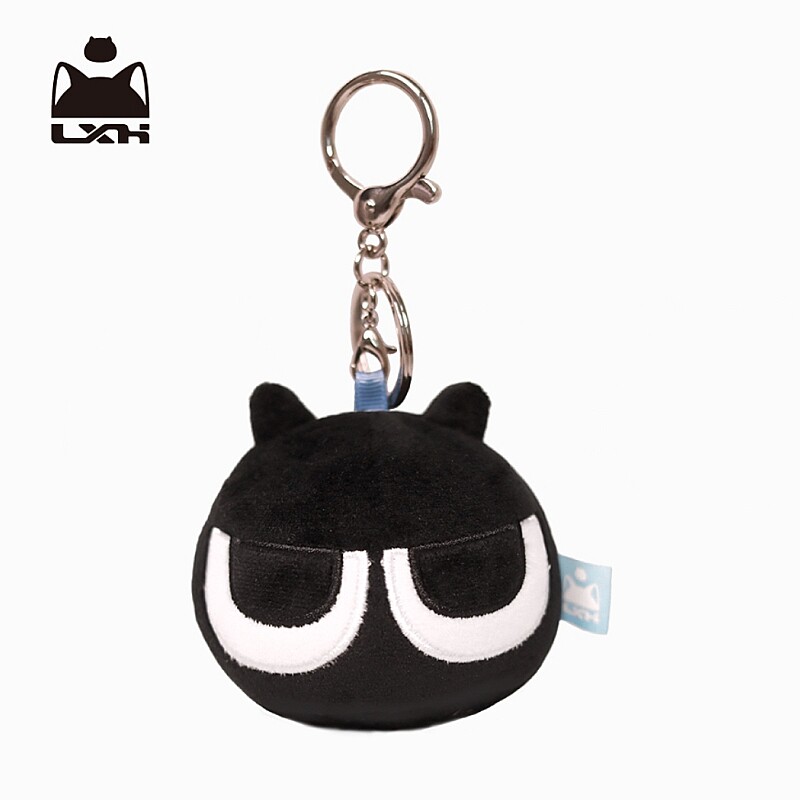 限购五件预售 罗小黑战记黑咻毛绒挂件钥匙扣圆眼半眼笑脸表