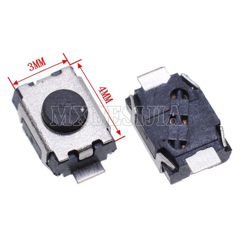 轻触开关 按键开关 3*4*2H/3X4X2H/MM贴片开关 2脚 无柱 微动开关