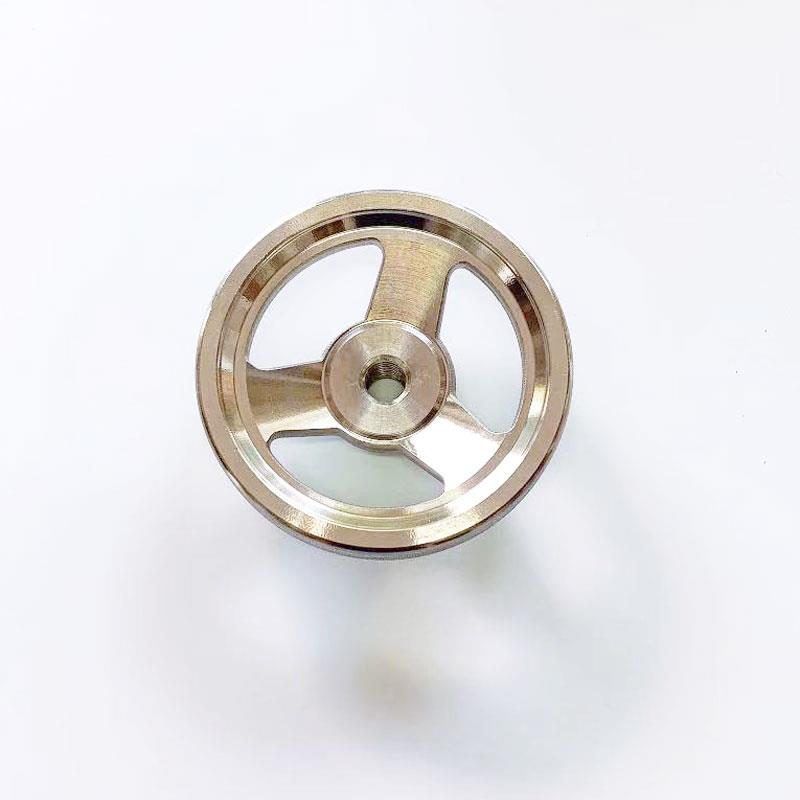 304不锈钢手轮304手轮车床机械摇手100外径医疗器械手轮船舶手轮