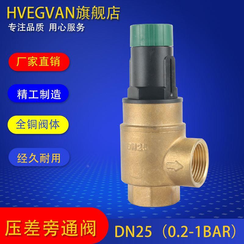 空调可视调节自力式压差旁通阀DN20-32（0.5-3Bar）（0.2-1Bar）