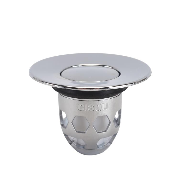 下水器弹跳芯通用洗脸盆洗手盆台盆按压式过滤网提蓝防堵防漏塞子