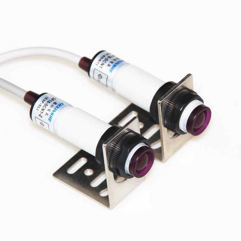 M18光电开关传感器对射型  GP18-5CN1（E3F-5DN1/5L）距离可定制