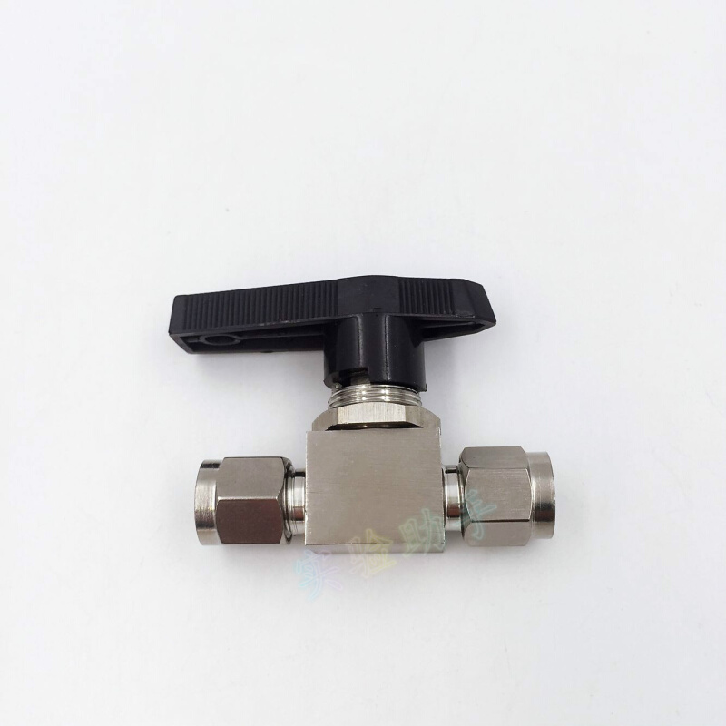 。304不锈钢二通卡套球阀 截止阀3mm 6mm气路开关 通断色谱配件实