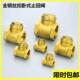 全铜止回阀铜卧式 4分6分1寸水泵DN15水管20单向阀25阀门32