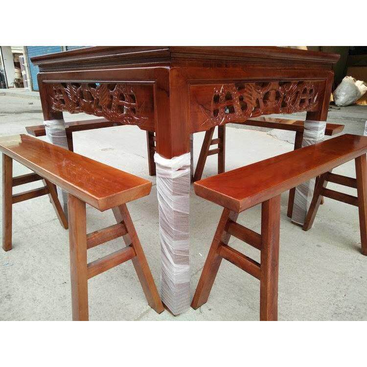 明清中式家具实木四方桌仿古餐桌八仙桌饭桌特价桌椅