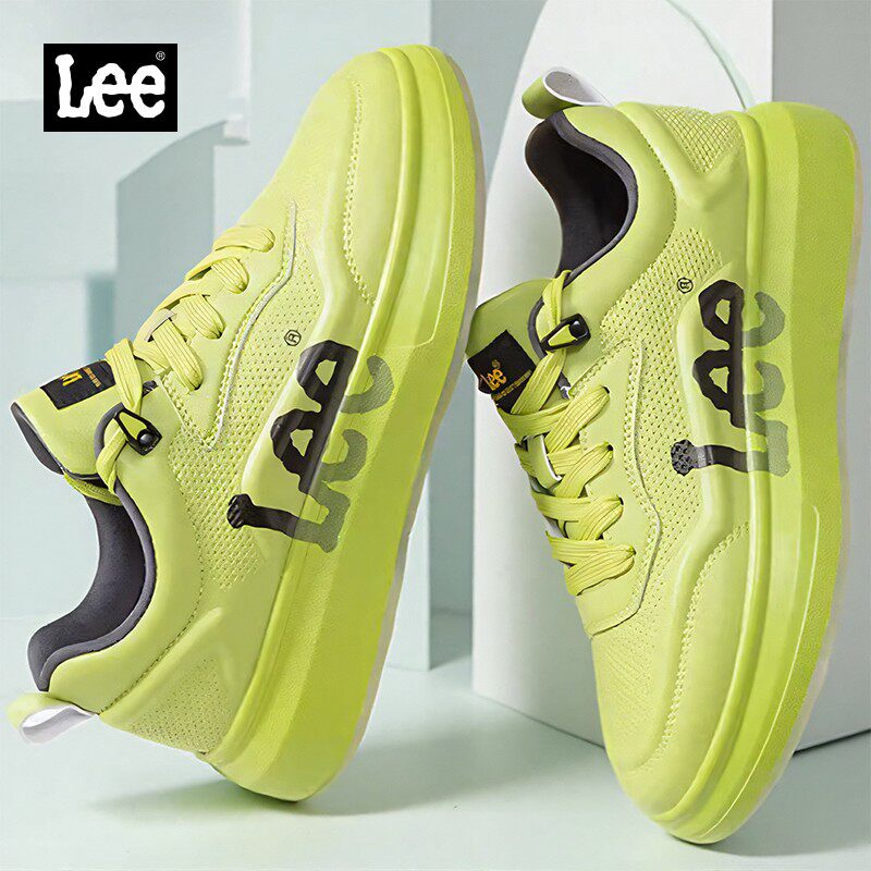 Lee官方板鞋男2025年冬季新款加绒鞋子男潮鞋男士休闲鞋真皮男鞋