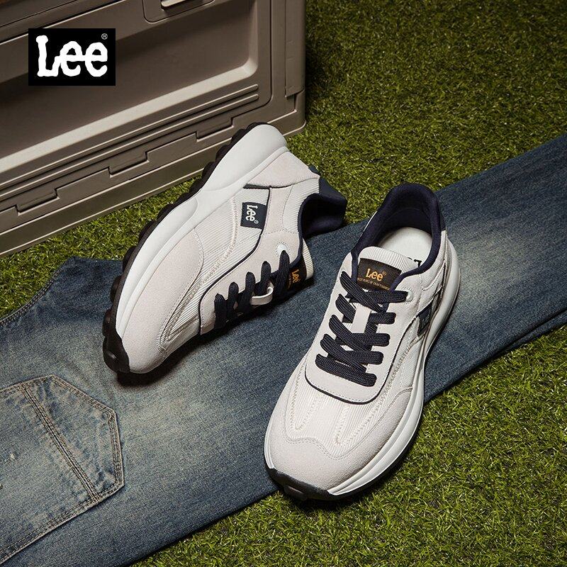 lee真皮男士休闲运动男鞋