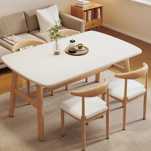 餐桌家用小户型出租房用吃饭桌子餐饮商用食堂快餐长方形桌椅组合