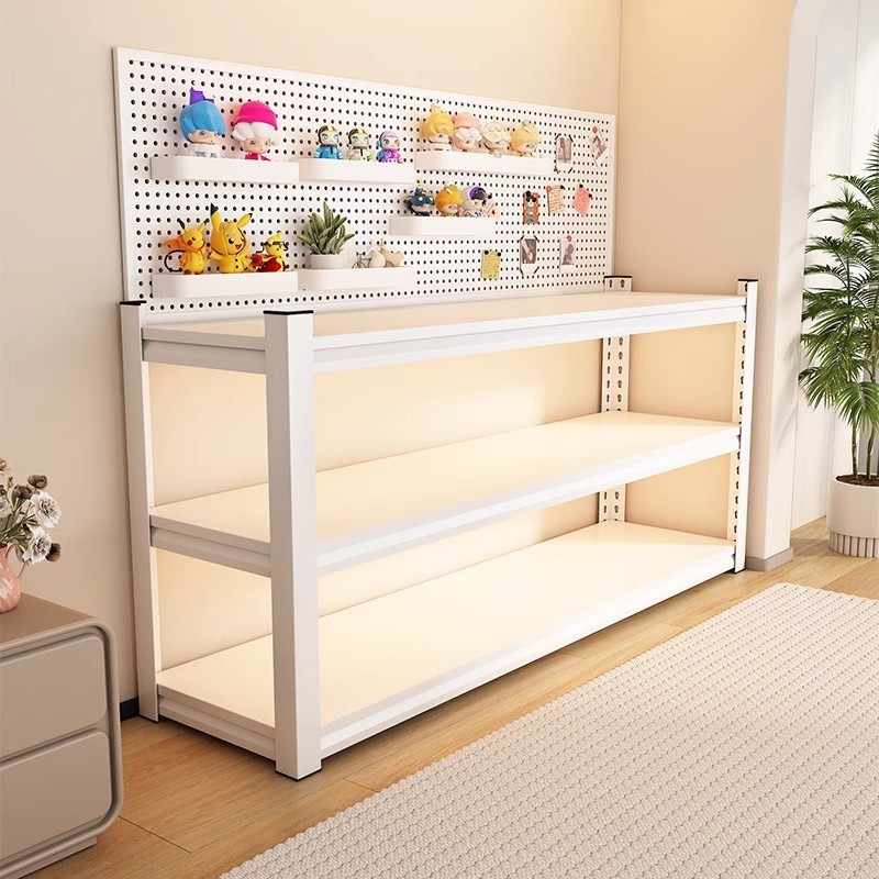 家用置物架落地式多层可移动仓储结实耐用收纳架储物铁艺架子