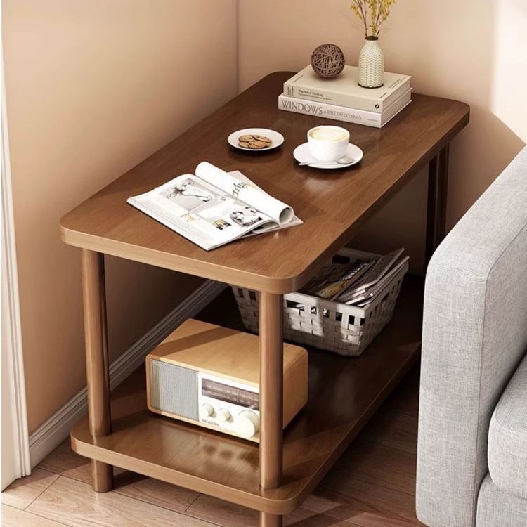 小桌子简易出租屋小型茶几客厅沙发边几家用小方桌卧室床头置物架