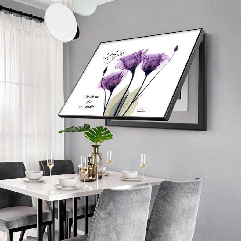 电表箱遮挡装饰画免打孔现代墙壁开关箱配电箱客厅餐厅挂画