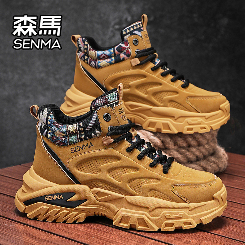 SENMA/森马官方旗舰男鞋工装靴