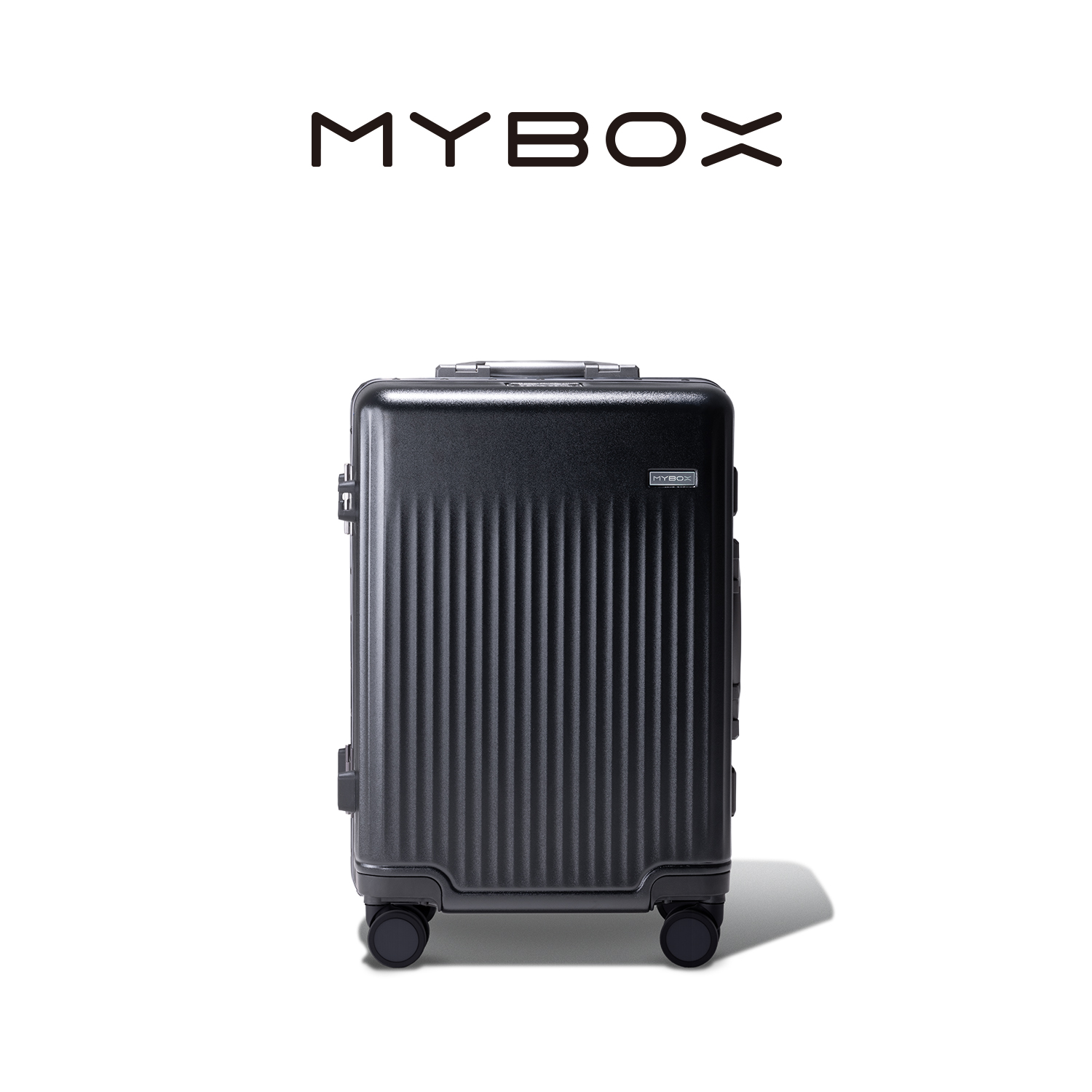 MYBOX轻奢商务行李箱新款26寸大容量铝框结实耐用加厚拉杆旅行箱