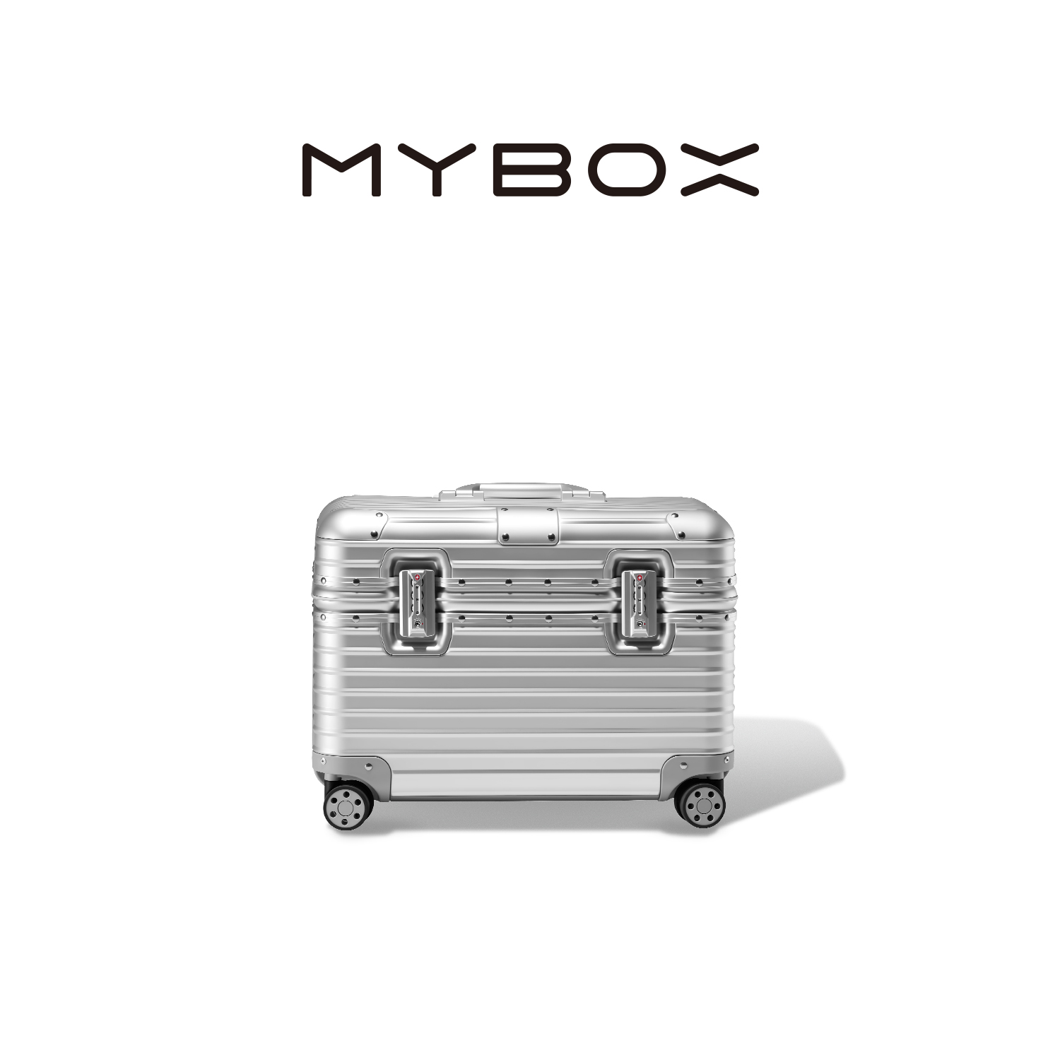 MYBOX飞行员行李箱全铝镁合金海关密码锁轻奢商务登机航空拉杆箱